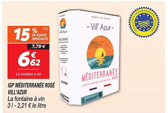 IGP MÉDITERRANÉE ROSÉ VILL'AZUR