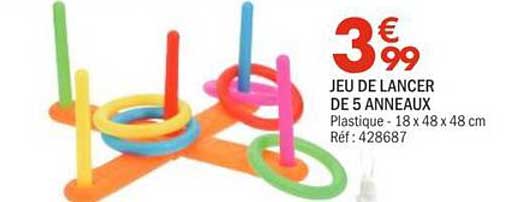 JEU DE LANCER DE 5 ANNEAUX