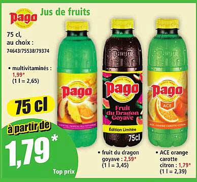 Jus de fruits