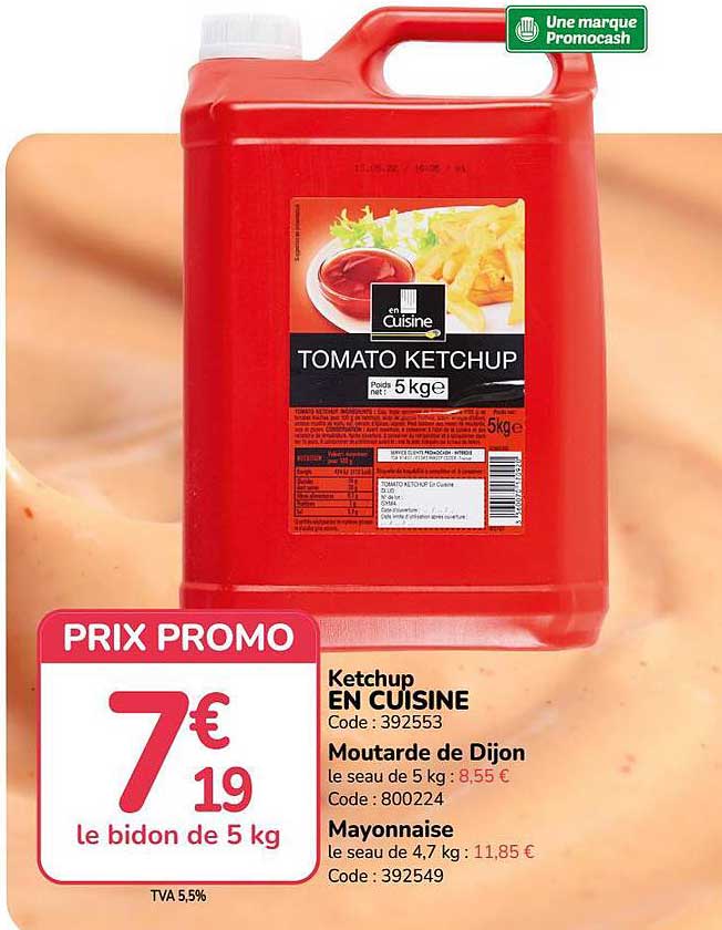 Ketchup EN CUISINE