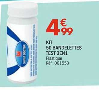 KIT 50 BANDELLETTES TEST 3EN1