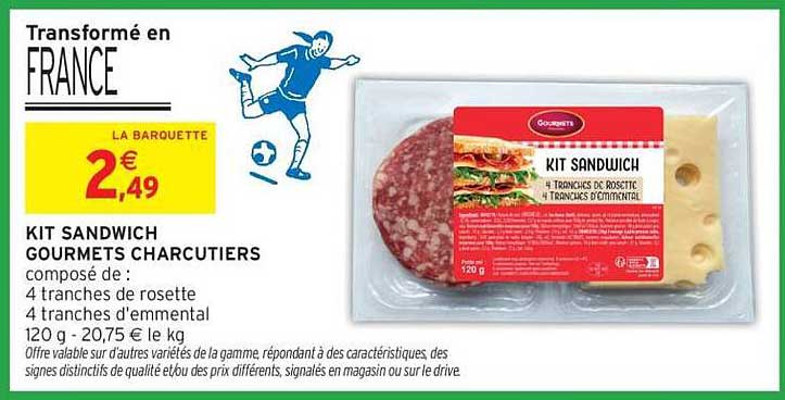 KIT SANDWICH GOURMETS CHARCUTIERS