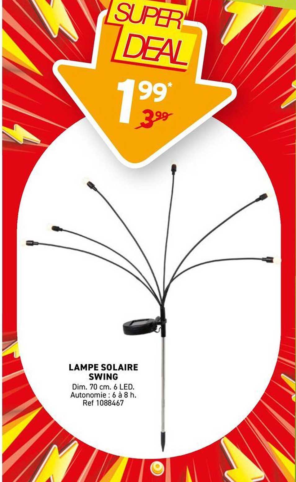 LAMPE SOLAIRE SWING