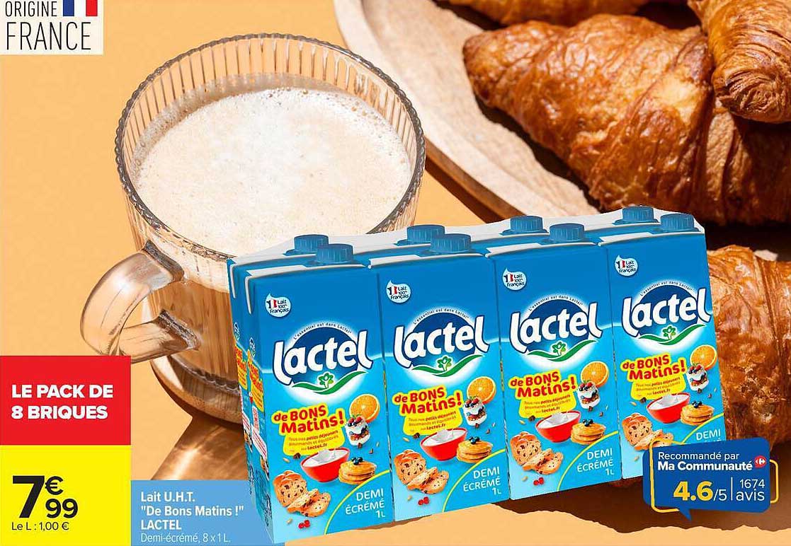 LE PACK DE 8 BRIQUES