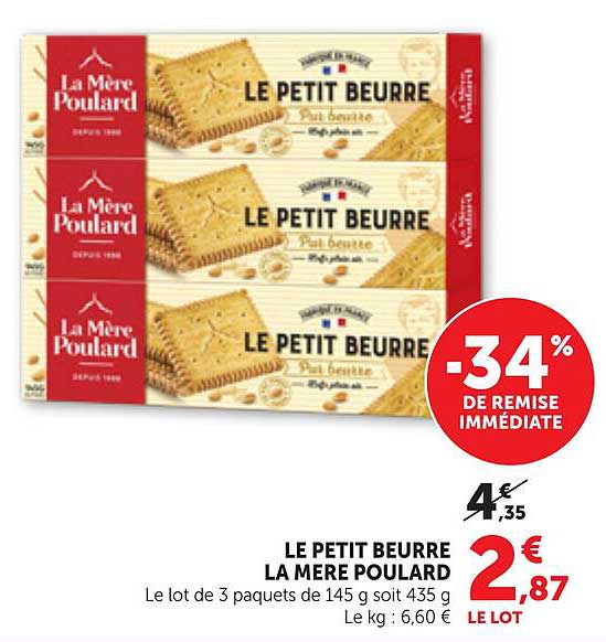 LE PETIT BEURRE LA MERE POULARD
