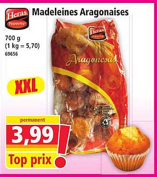 Madeleines Aragonaise