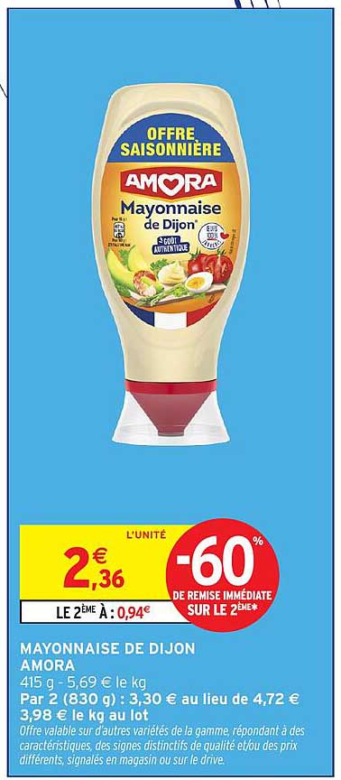 MAYONNAISE DE DIJON AMORA