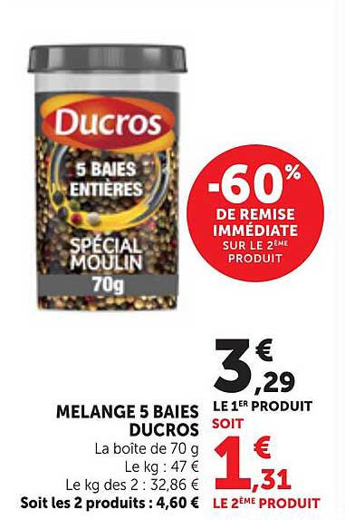 MELANGE 5 BAIES DUCROS
