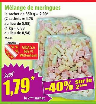 Mélange de meringues