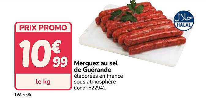 Merguez au sel de Guérande