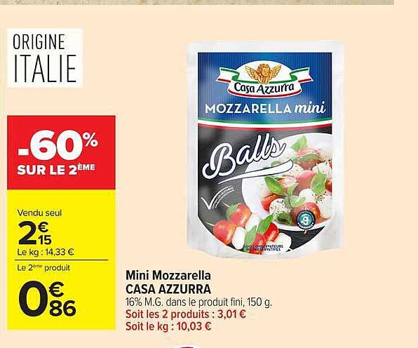Mini Mozzarella CASA AZZURRA