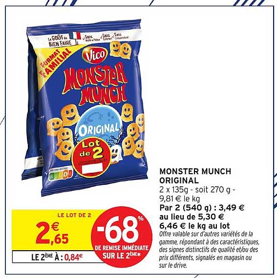 MONSTER MUNCH ORIGINAL