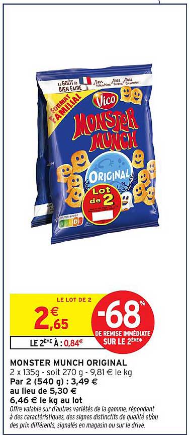 MONSTER MUNCH ORIGINAL