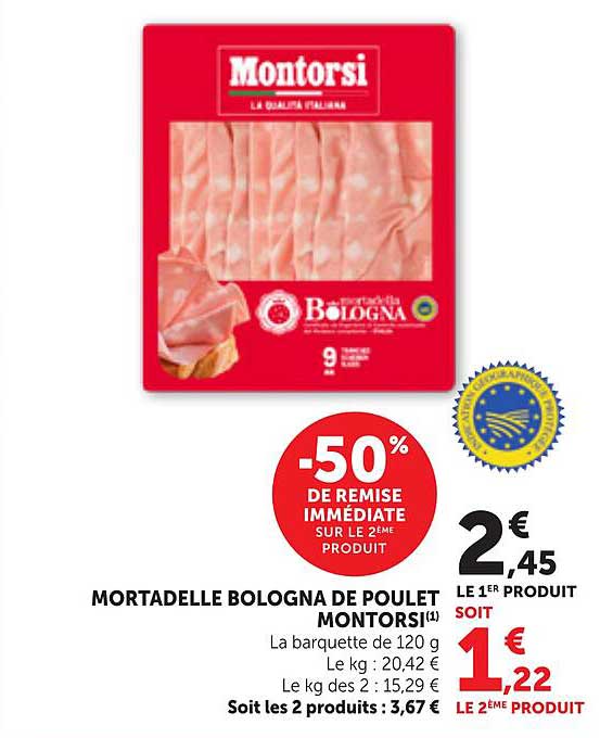 MORTADELLE BOLOGNA DE POULET MONTORSI(1)