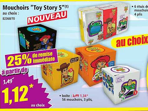 Mouchoirs “Toy Story 5” au choix