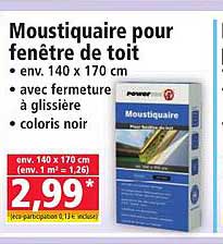 Moustiquaire pour fenêtre de toit