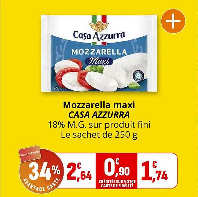 Mozzarella maxi CASA AZZURRA