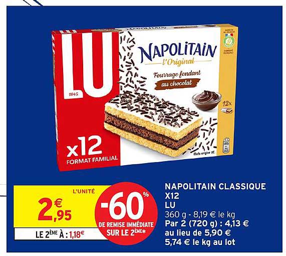 NAPOLITAIN CLASSIQUE X12 LU