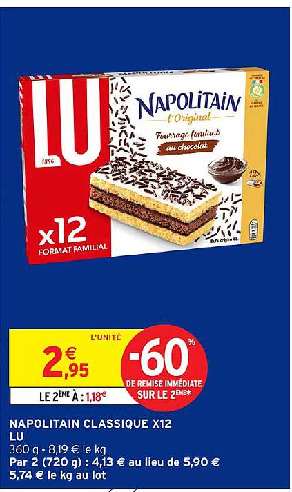 NAPOLITAIN CLASSIQUE X12 LU