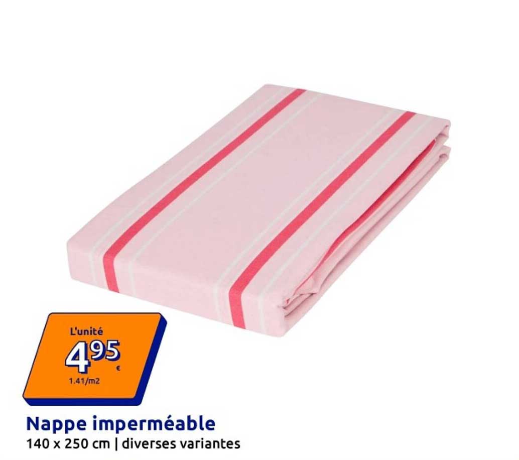 Nappe imperméable 140 x 250 cm | diverses variantes