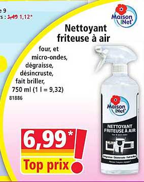 Nettoyant friteuse à air