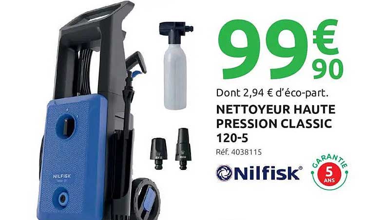NETTOYEUR HAUTE PRESSION CLASSIC 120-5