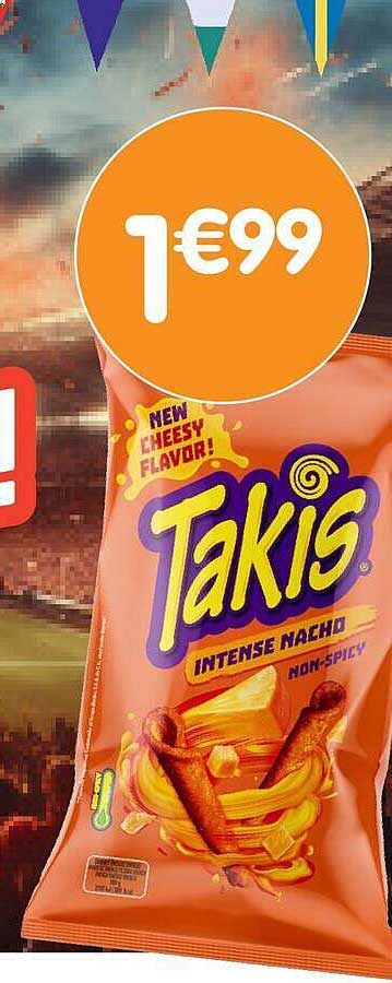 NEW CHEESY FLAVOUR! Takis INTENSE NACHO NON-SPICY