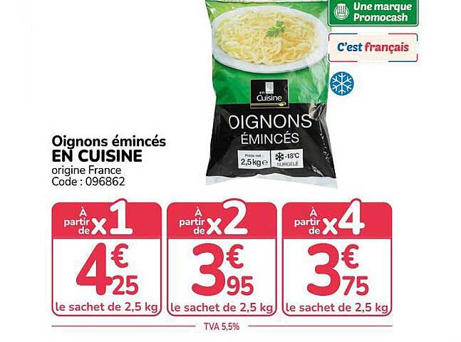 Oignons émincés EN CUISINE