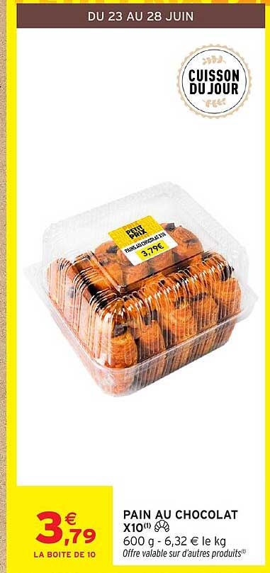 PAIN AU CHOCOLAT X10