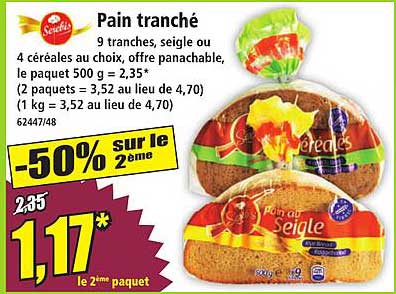 Pain tranché