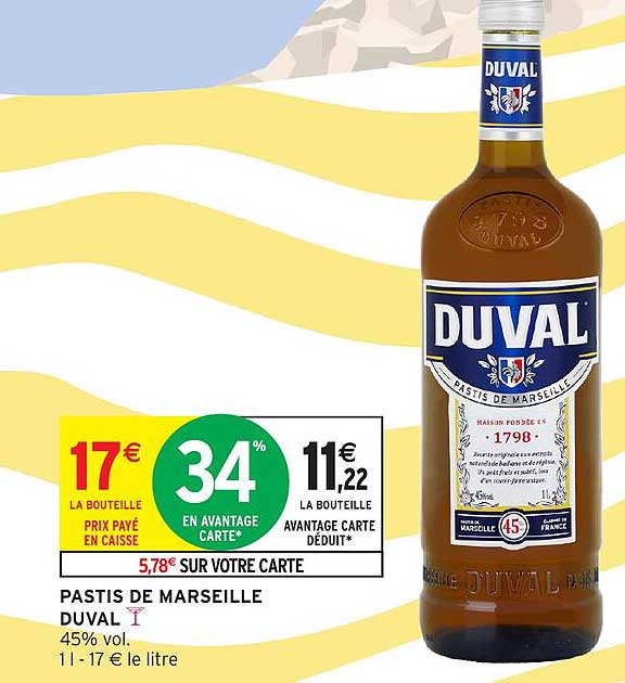 PASTIS DE MARSEILLE DUVAL
