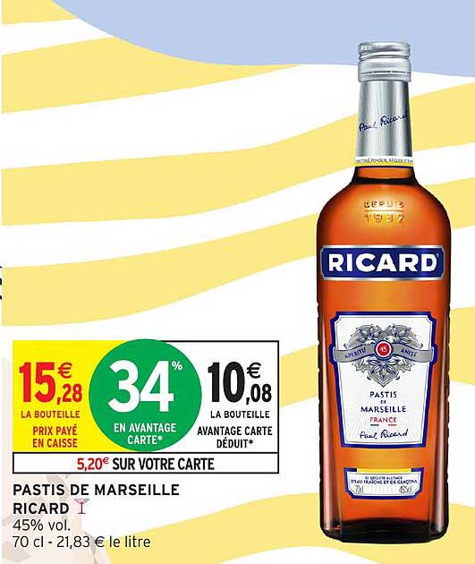 PASTIS DE MARSEILLE RICARD