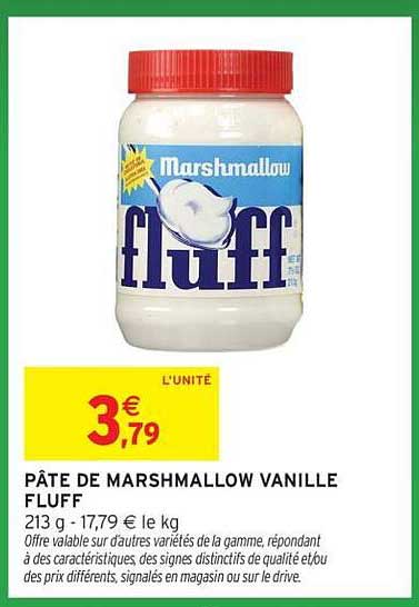 PÂTE DE MARSHMALLOW VANILLE FLUFF