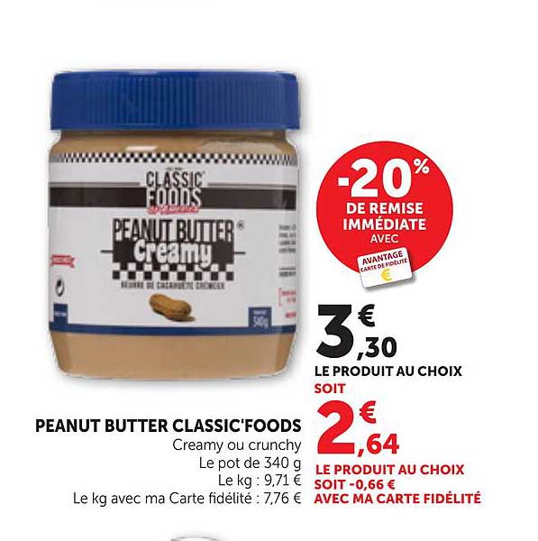PEANUT BUTTER CLASSIC'FOODS