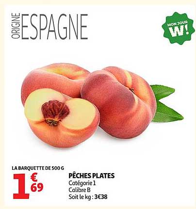 PÊCHES PLATES