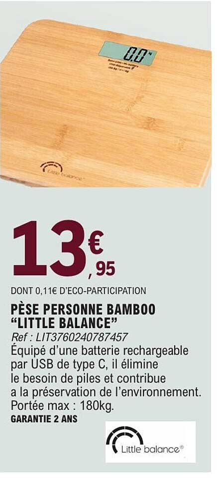 PÈSE PERSONNE BAMBOO “LITTLE BALANCE”