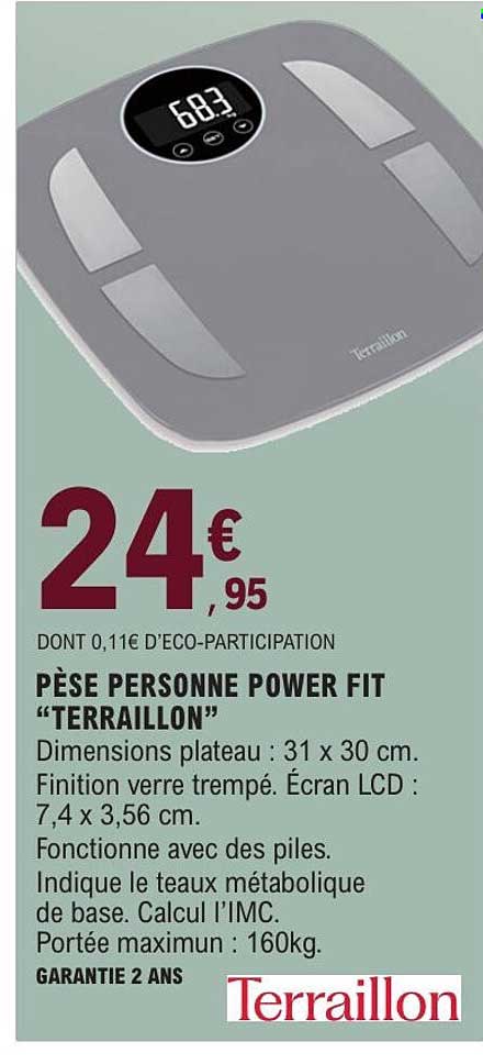 PÈSE PERSONNE POWER FIT "TERRAILLON"