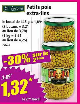 Petits pois extra-fins