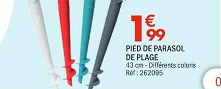 PIED DE PARASOL DE PLAGE