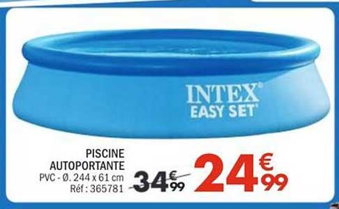 PISCINE AUTOPORTANTE PVC - Ø 2.44 x 61 cm Réf : 365781