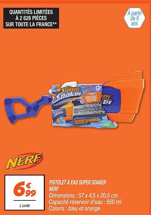PISTOLET À EAU SUPER SOAKER NERF