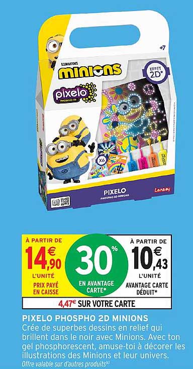 PIXELO PHOSPRO 2D MINIONS