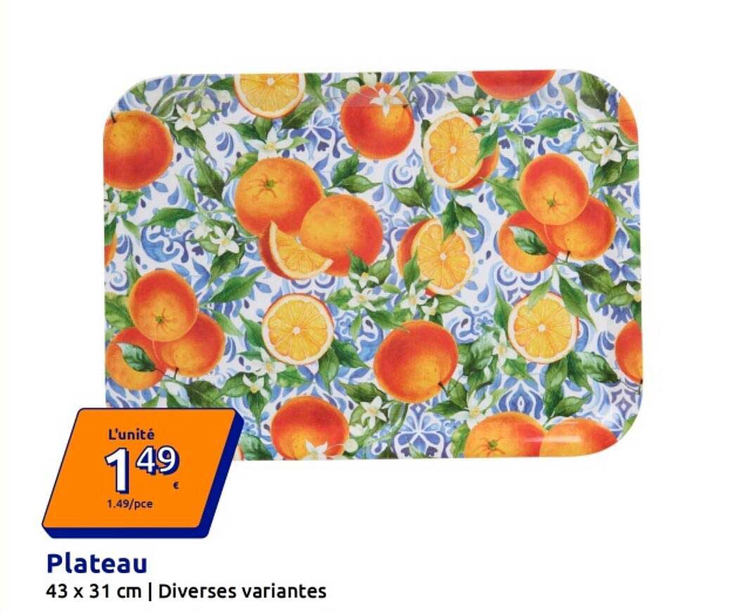 Plateau 43 x 31 cm | Diverses variantes
