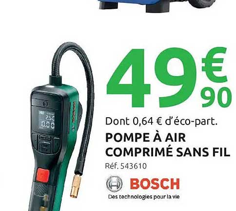 POMPE À AIR COMPRIMÉ SANS FIL