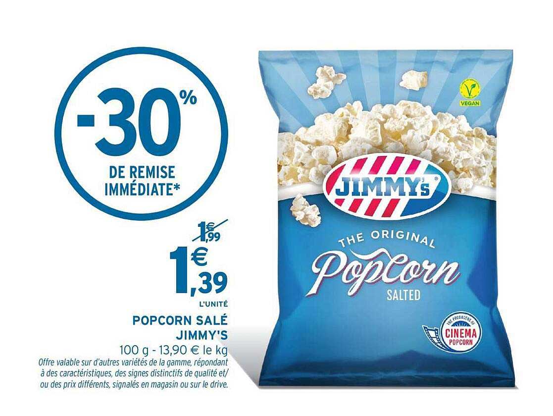 POP CORN SALÉ JIMMY’S