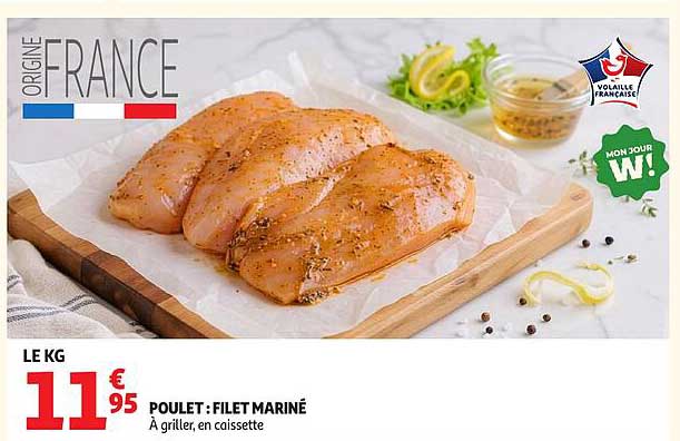 POULET : FILET MARINÉ