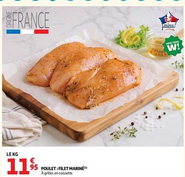 POULET : FILET MARINÉ