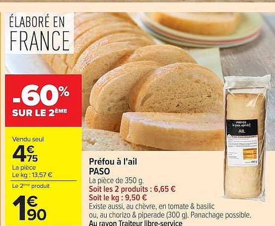 Préfoû à l’ail PASO