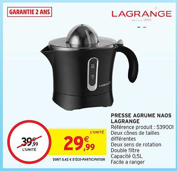 PRESSE AGRUME NAOS LAGRANGE