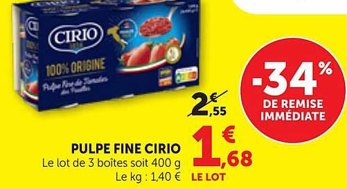 PULPE FINE CIRIO